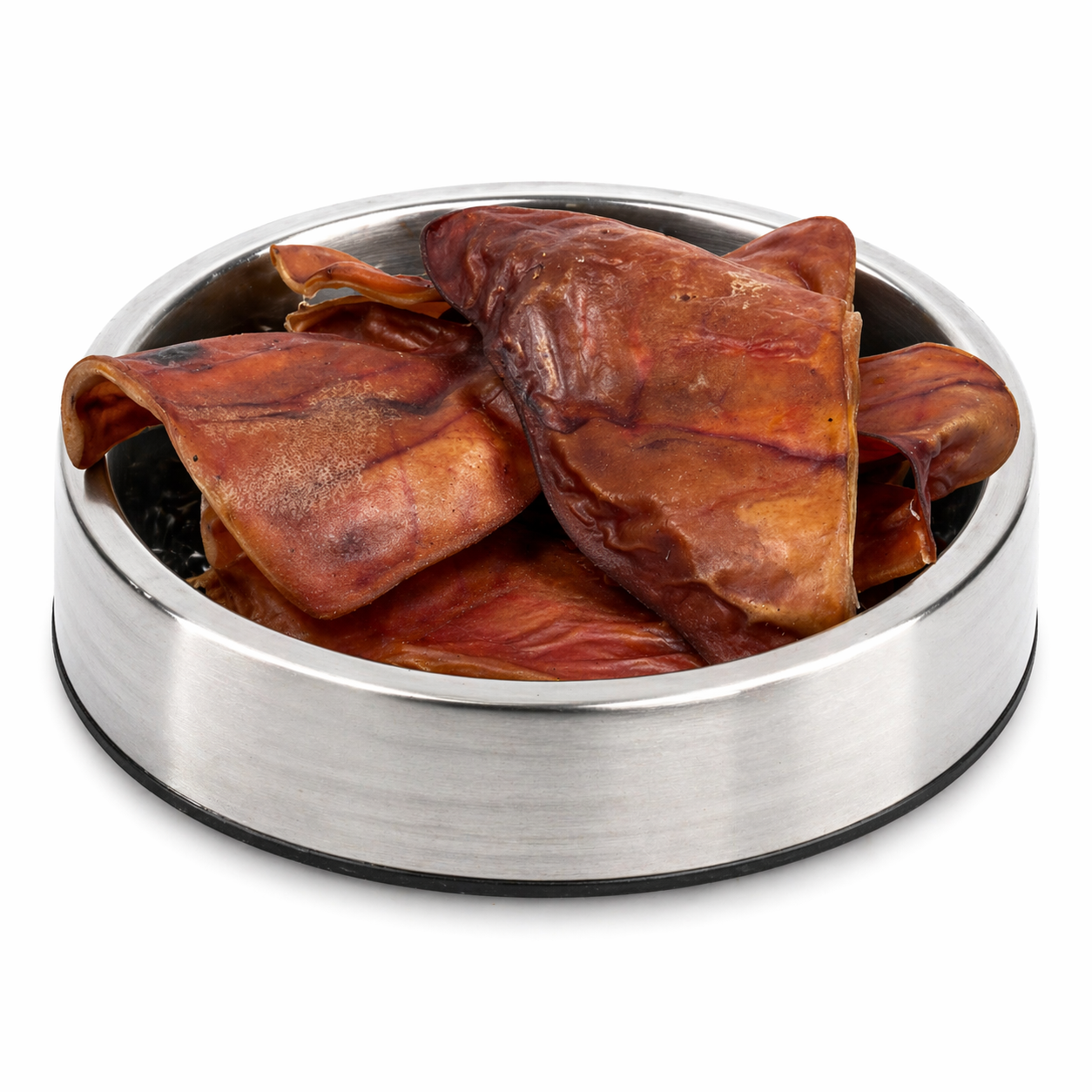 Pig ear dog treats package, human grade single ingredient dog chews, 5 count