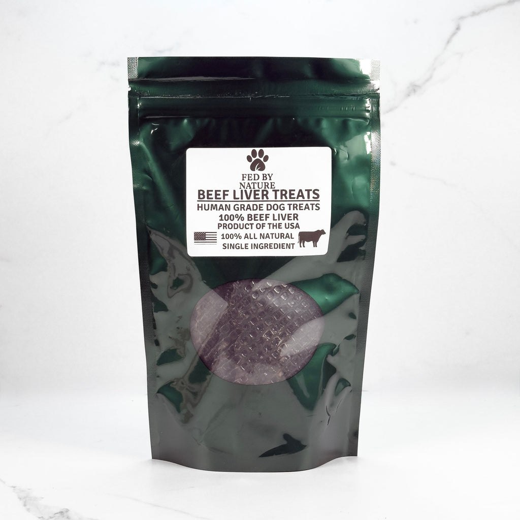 Sliced Beef Liver – Human Grade Dog Treats (6.5oz)