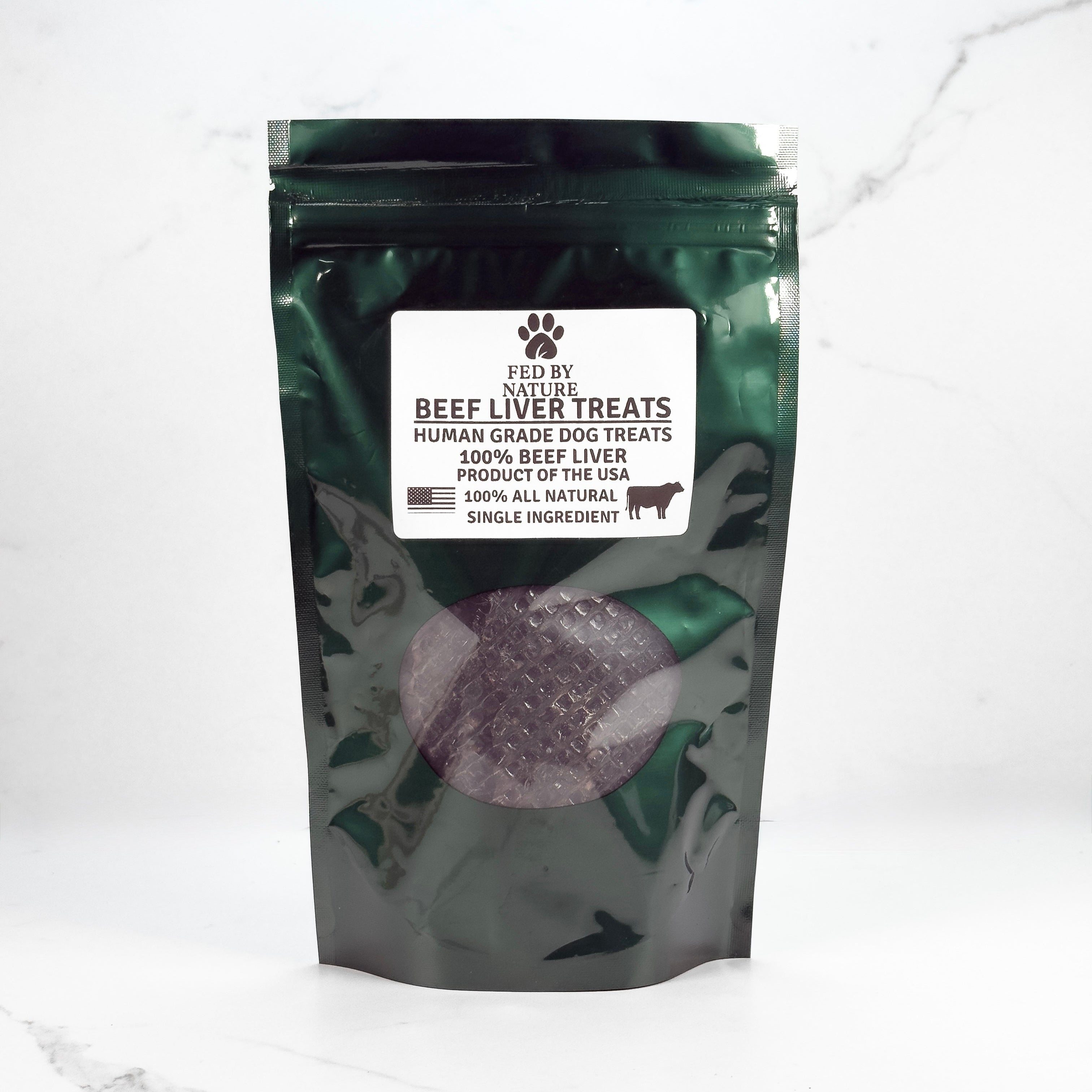 Sliced Beef Liver – Human Grade Dog Treats (6.5oz)