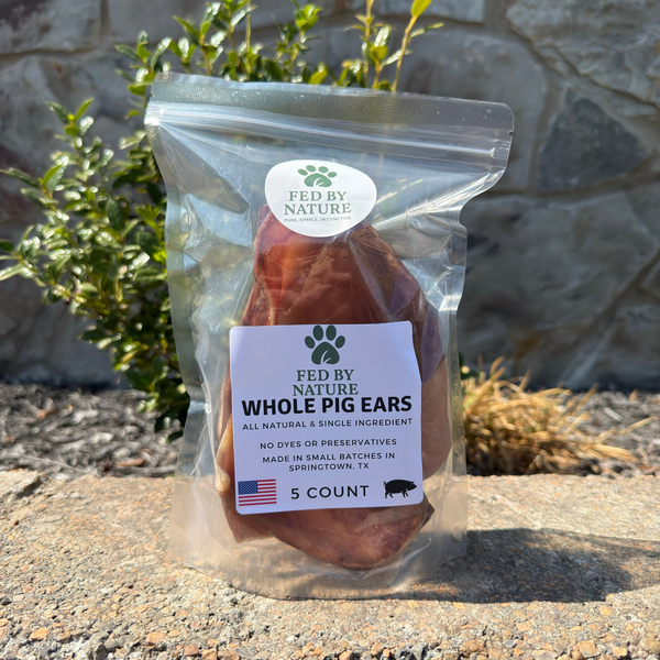 Whole Pig Ears Dog Treats 5 ct.
