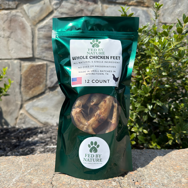Whole Chicken Feet Dog Treats 12 ct.