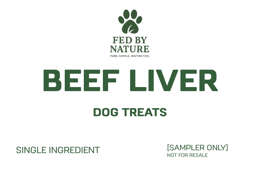 Fed By Nature beef liver treats